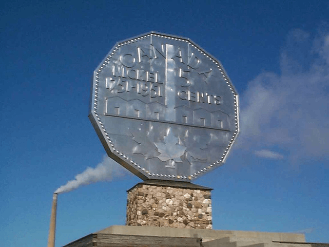 Sudbury's big nickel. Photo by Marcoplo78