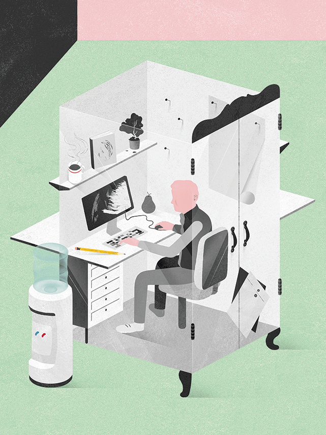 Glass Closet Illustration by Gracia Lam