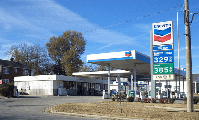 chevron gas station