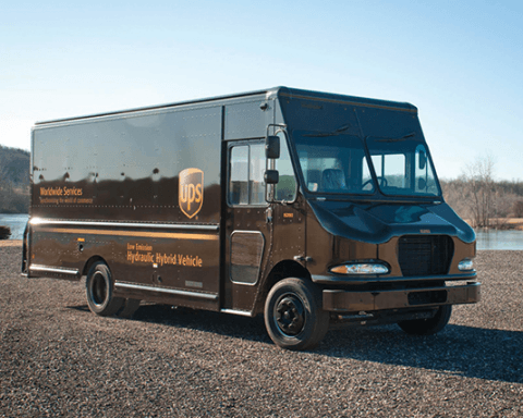 UPS's brown delivery vans are getting greener as new technologies enter the fleet. Photo courtesy of UPS