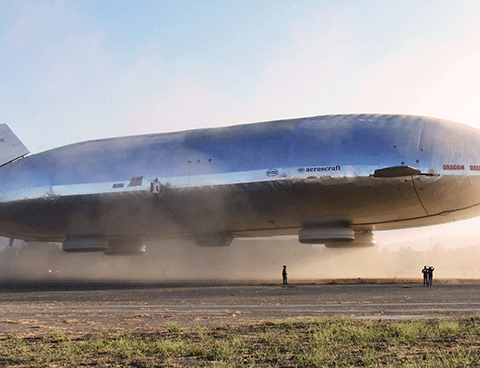 A Buoyant Aircraft Systems MB-150 airship. Photos courtesy of BASI
