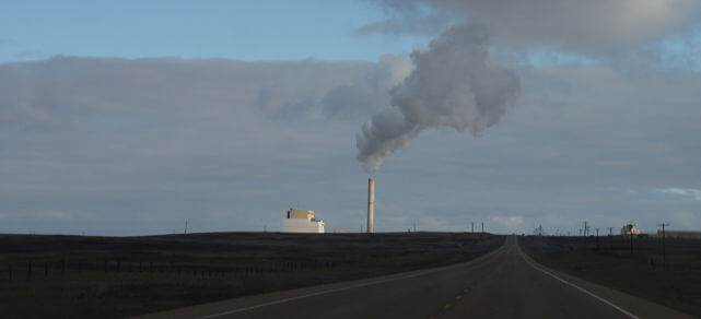 The Sheerness Generating Station, southeast of Hanna, Alberta. Photo by Paul Jerry.