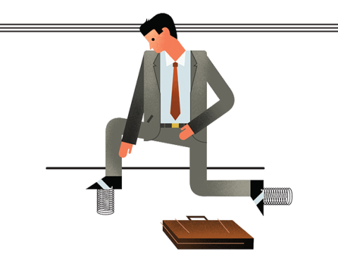 man in suit Illustrations by Dave Murray