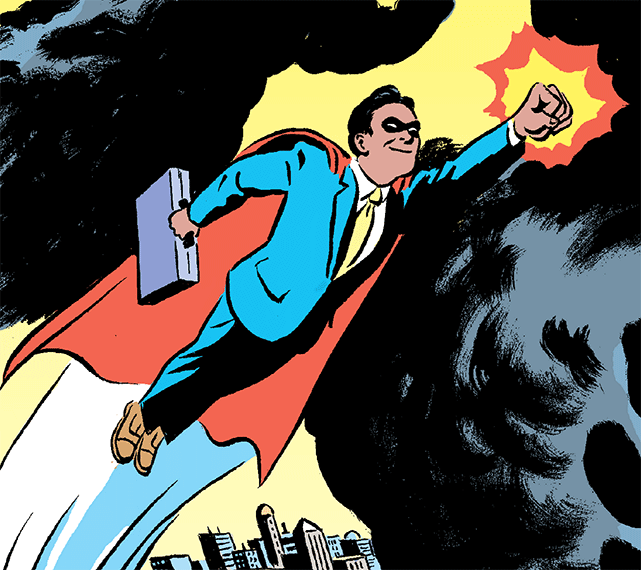 Illustration of Superhero