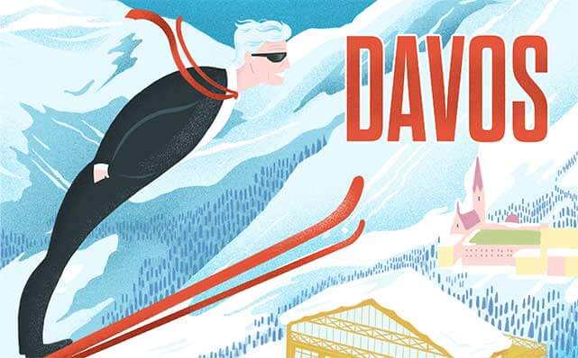 Davos man illustration by Jack D