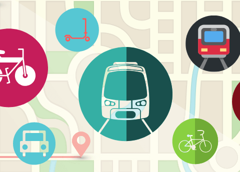 Montreal ranks high for car and bike sharing | an illustration of shared transit