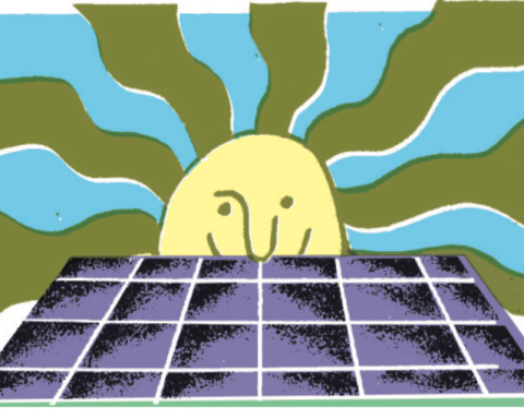 Renewable energy growth solar panels