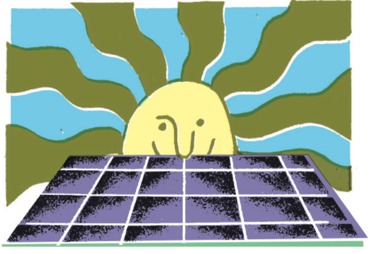 Renewable energy growth solar panels