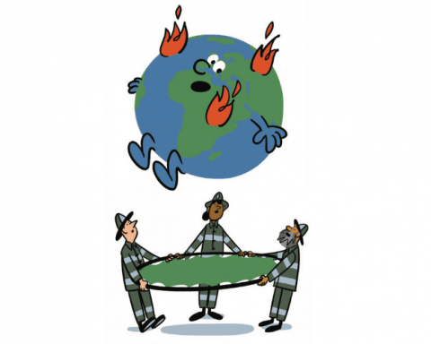 Save the planet Illustration by Kyle Metcalf