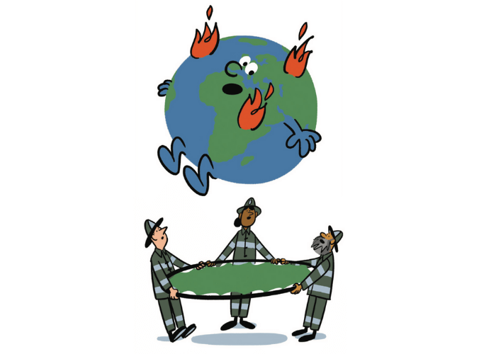 Save the planet Illustration by Kyle Metcalf