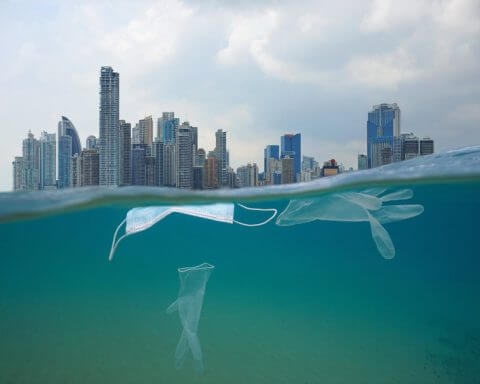 Can we curb COVID’s ocean waste crisis? -- covid waste in ocean