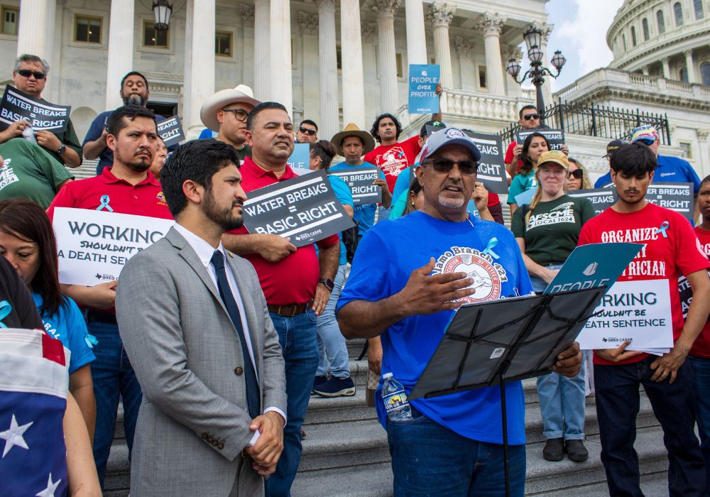 heatwave, strike, worker rights