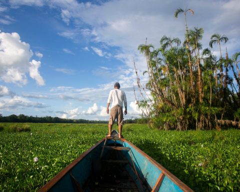 Amazon rainforest Peru_debt for nature swap_Iquitos fisherman