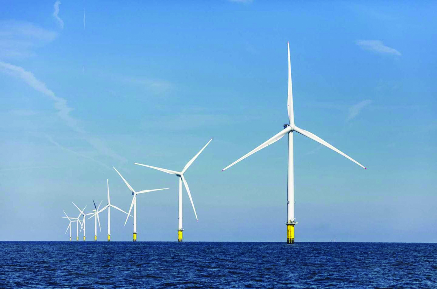 An Orsted-owned wind farm off the UK coast