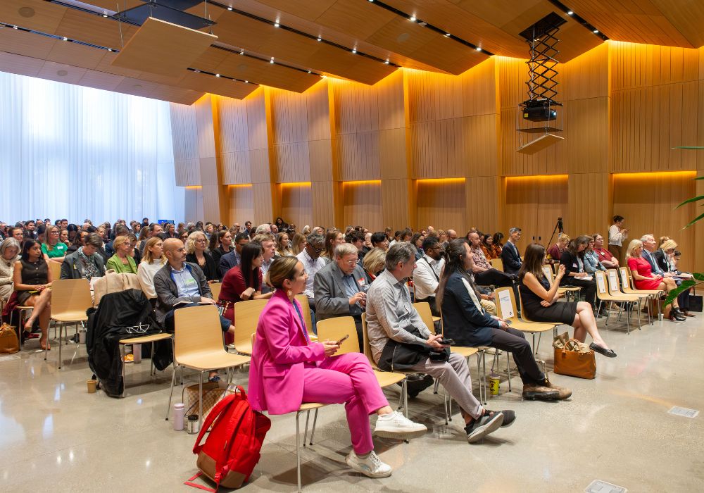 Attendees at Toronto Climate Week's opening event