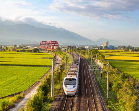 Taiwan High Speed Rail Corporation (THSRC) is ranked first
