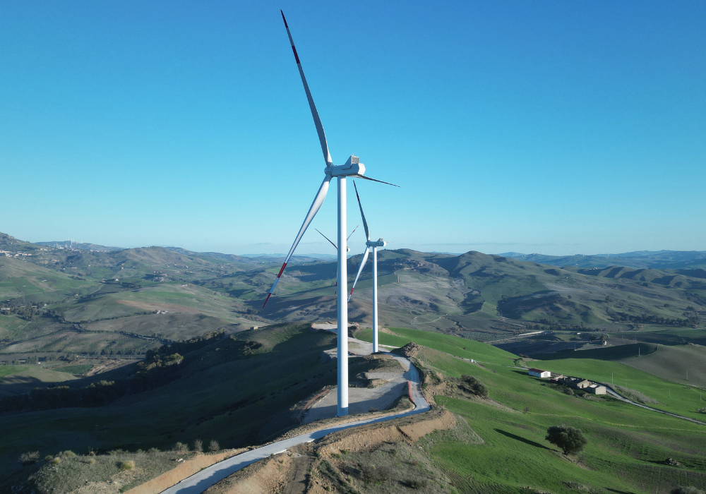 Roccapalumba wind farm by ERG SpA