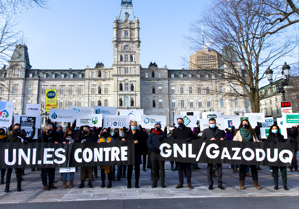 Protests against the GNL Québec–Énergie Saguenay LNG project