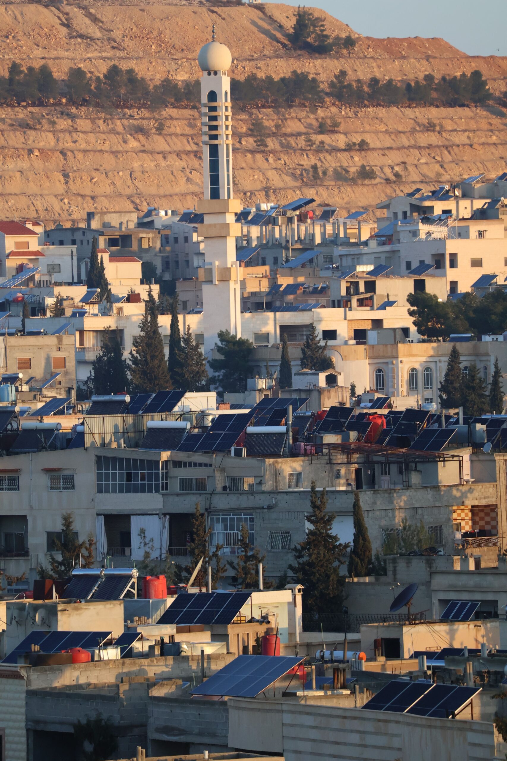 Rooftop solar in Damascus, Syria