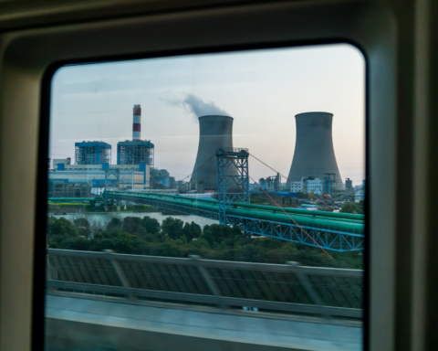 A coal-fired power station in China