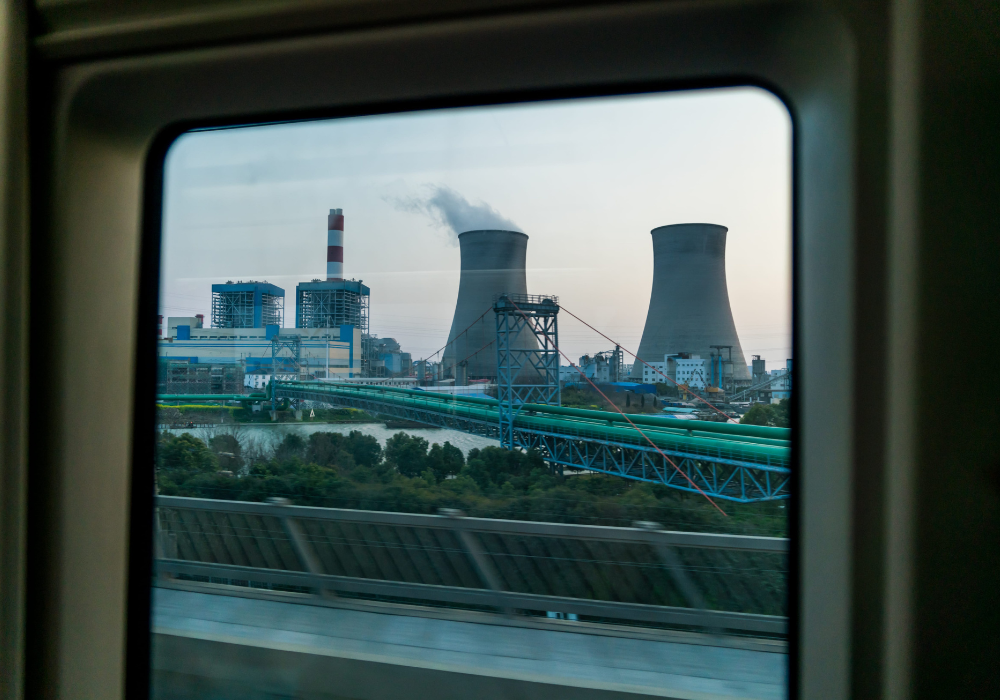 A coal-fired power station in China